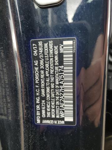 WP1AE2A27HLA75174 Porsche Cayenne Se