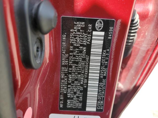4T1BF1FK8HU645467 Toyota CAMRY LE
