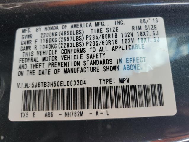 5J8TB3H50EL003304 Acura RDX TECHNO