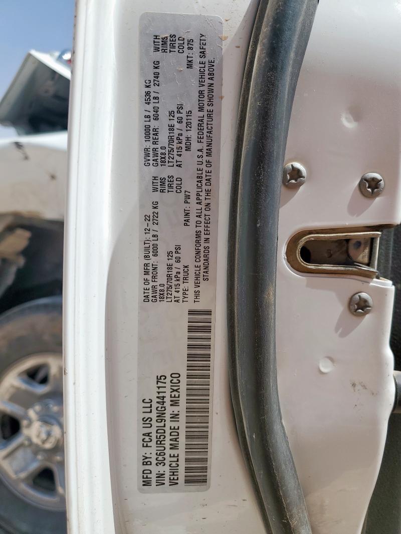 3C6UR5DL9NG441175 RAM 2500