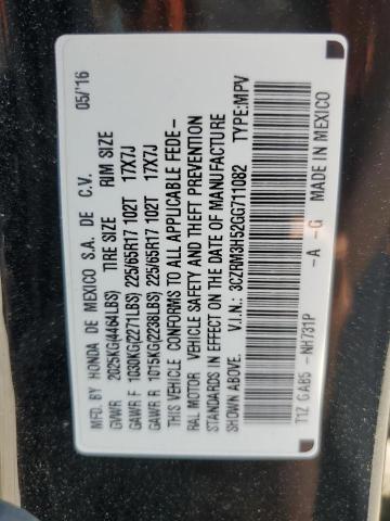 3CZRM3H52GG711082 Honda CR-V EX