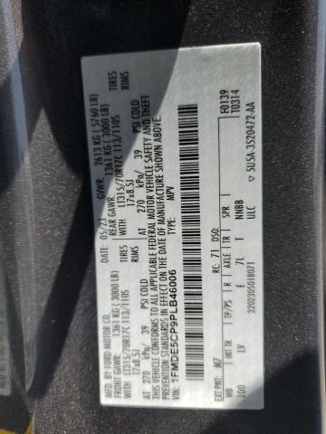 1FMDE5CP9PLB46006 Ford ecoboost