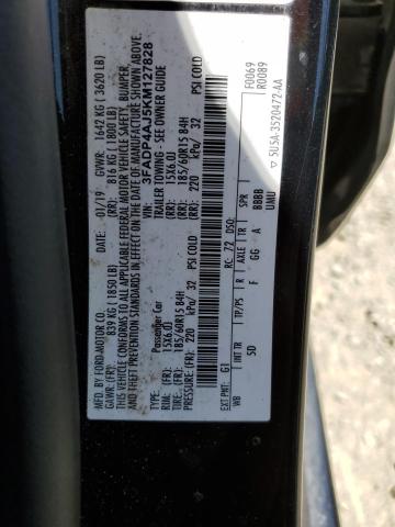 3FADP4AJ5KM127828 Ford Fiesta