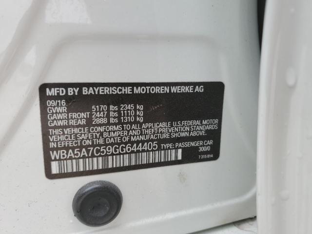WBA5A7C59GG644405 BMW 528I