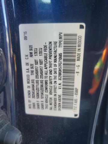3CZRM3H57FG710685 Honda k24w9/k24v1