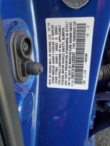 19XFC1F30LE203247 Honda l15b7