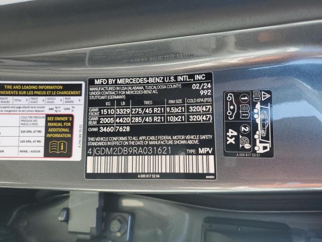 4JGDM2DB9RA031621 Mercedes-Benz 2024