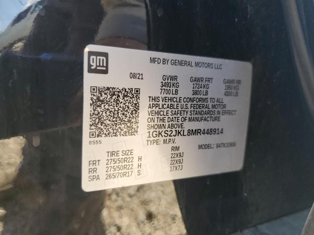 1GKS2JKL8MR448914 GMC YUKON XL D