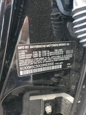 5UXXW5C50G0N93000 BMW X4 Xdrive3