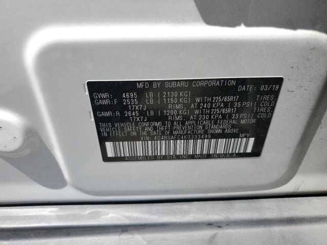 4S4BSAFC4K3333499 Subaru na u5