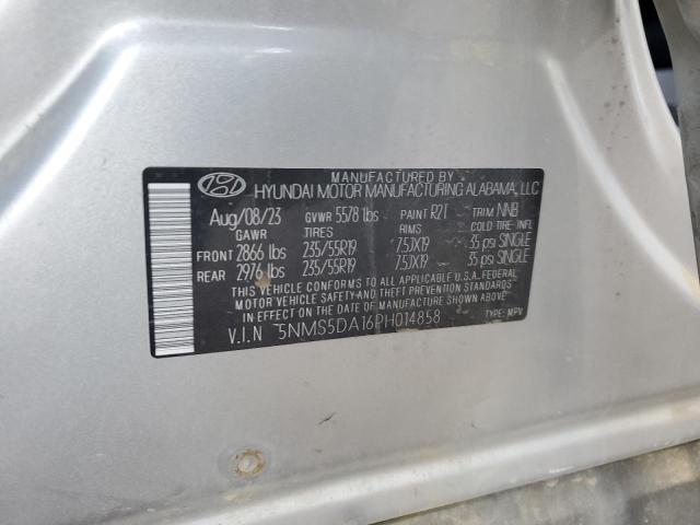 5NMS5DA16PH014858 Hyundai t-gdi gamma ii