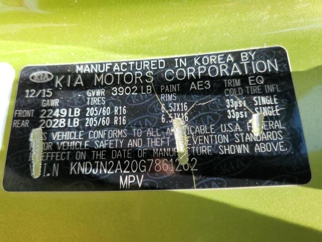 KNDJN2A20G7861262 KIA gdi gamma