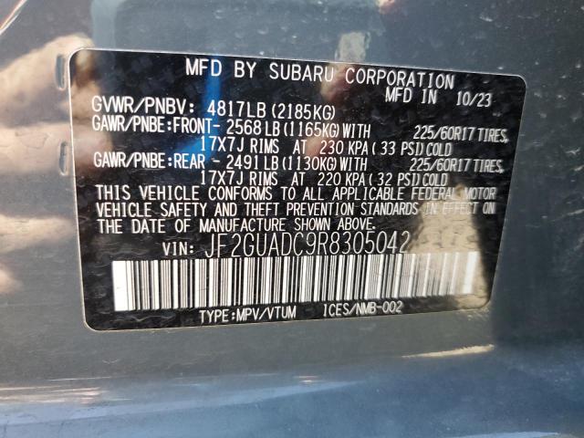 JF2GUADC9R8305042 Subaru na