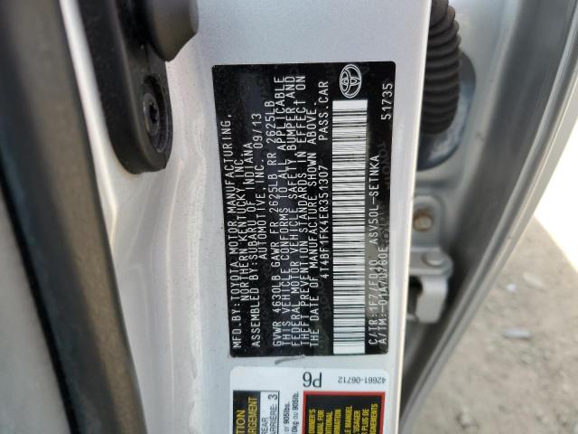 4T4BF1FK4ER351307 Toyota CAMRY L