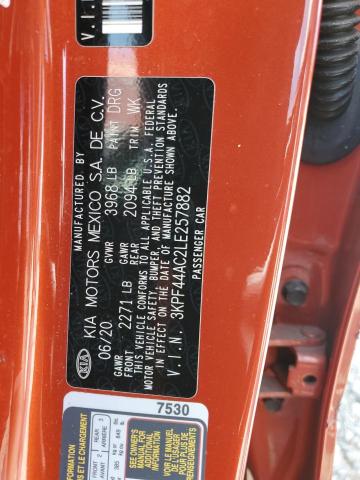 3KPF44AC2LE257882 KIA t-gdi gamma