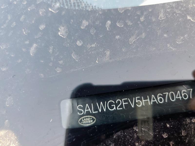 SALWG2FV5HA670467 Land Rover RANGE ROVE