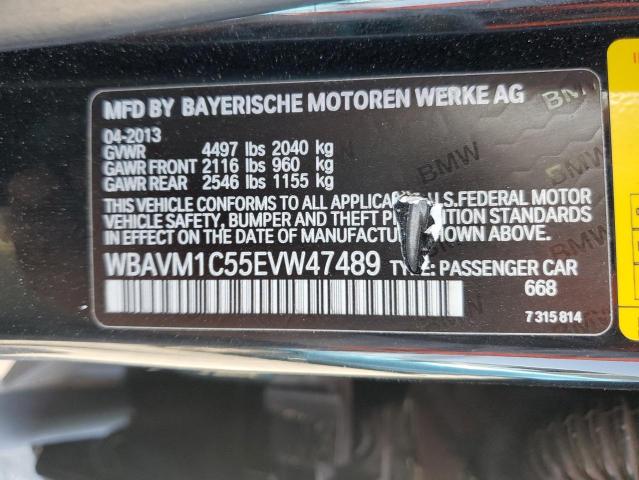 WBAVM1C55EVW47489 BMW 2014