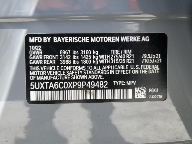 5UXTA6C0XP9P49482 BMW X5 XDRIVE4