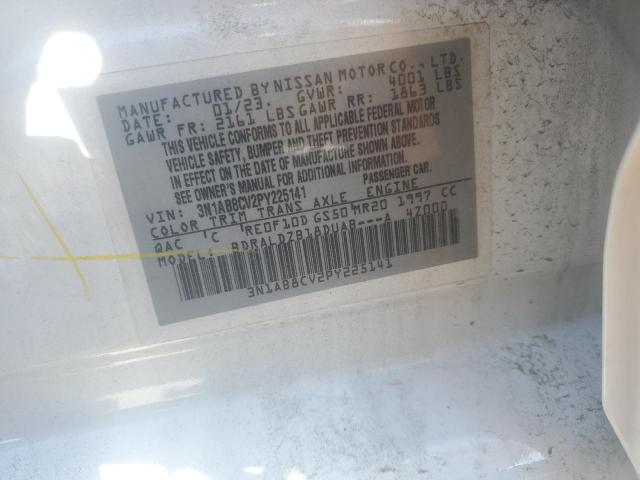 3N1AB8CV2PY225141 Nissan SENTRA SV