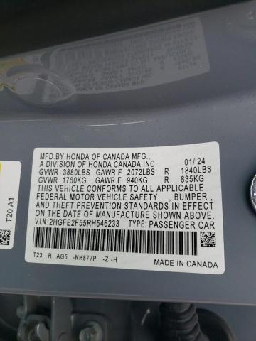 2HGFE2F55RH546233 Honda k20c2