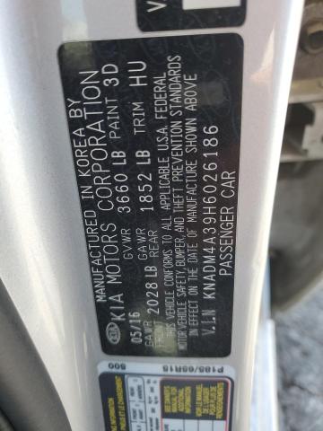 KNADM4A39H6026186 KIA Rio