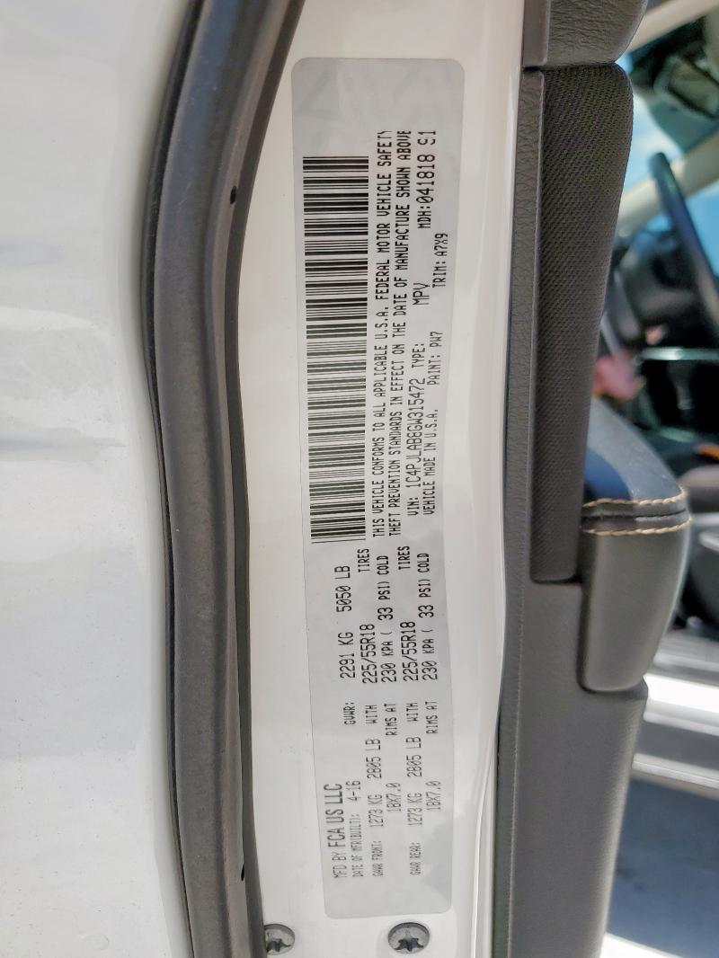 1C4PJLAB8GW315472 Jeep CHEROKEE S