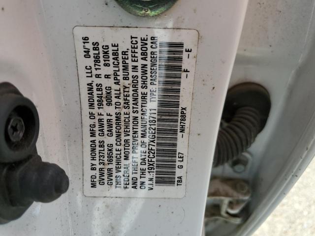 19XFC2F7XGE218711 Honda k20c2