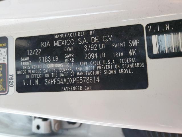 3KPF54ADXPE578614 KIA mpi nu
