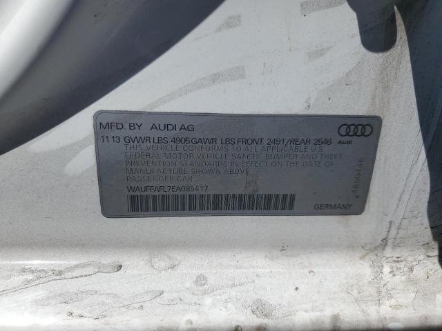 WAUFFAFL7EA085417 Audi flex fuel engine