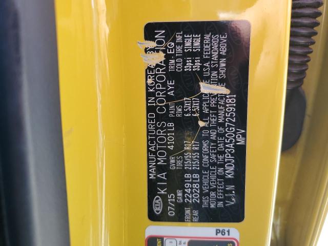 KNDJP3A50G7259181 KIA SOUL +