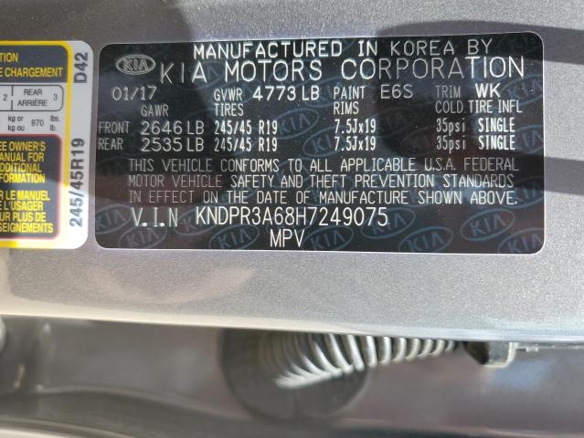 KNDPR3A68H7249075 KIA SPORTAGE S