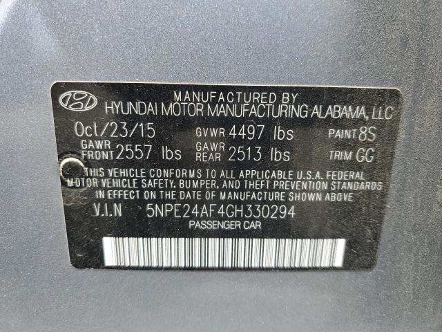 5NPE24AF4GH330294 Hyundai dohc gdi theta-ii