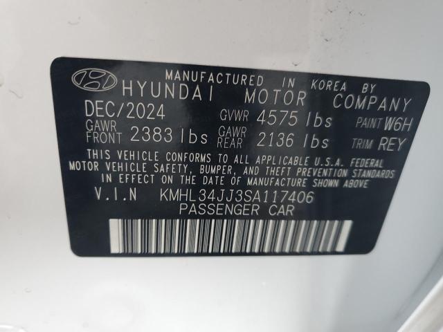 KMHL34JJ3SA117406 Hyundai SONATA HYB