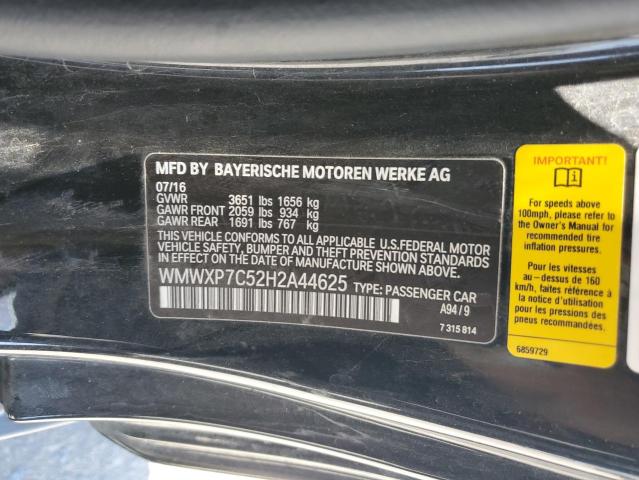 WMWXP7C52H2A44625 Mini 2017