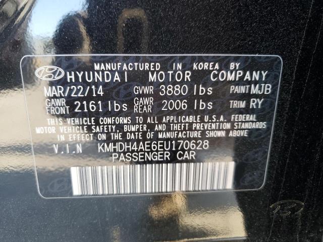 KMHDH4AE6EU170628 Hyundai dohc mpi nu