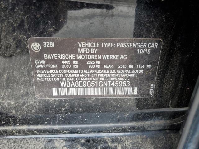 WBA8E9G51GNT45963 BMW 328I