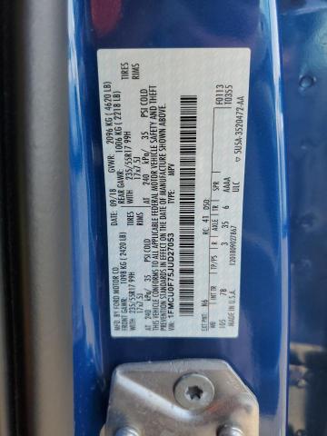 1FMCU0F75JUD27053 Ford ESCAPE S