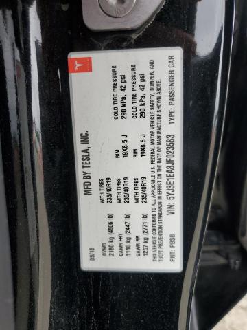 5YJ3E1EA8JF023583 Tesla 2018