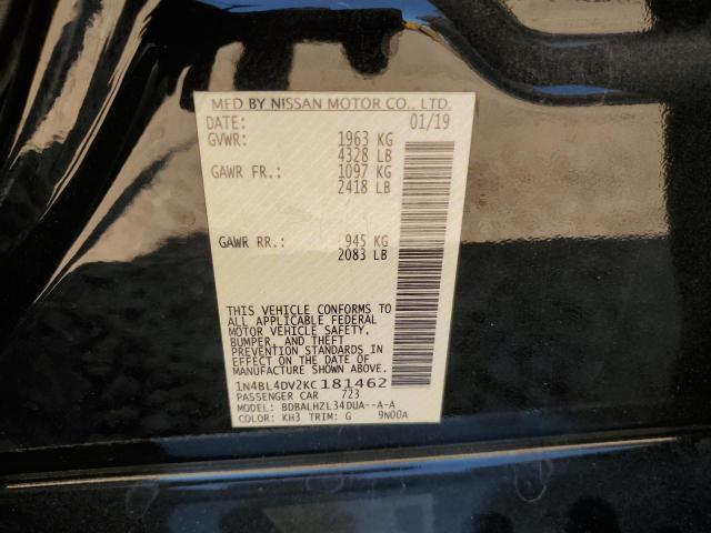1N4BL4DV2KC181462 Nissan 2019