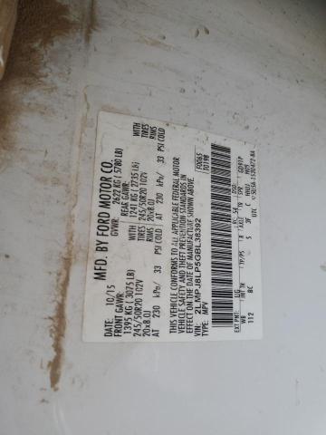 2LMPJ8LP5GBL38392 Lincoln gtdi