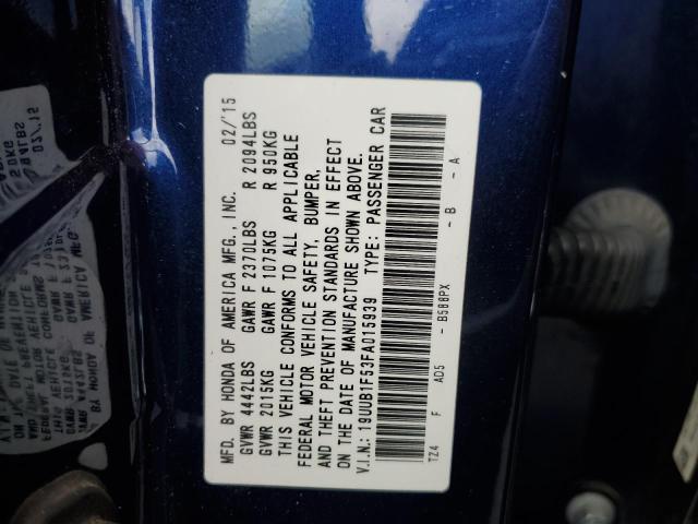 19UUB1F53FA015939 Acura TLX TECH