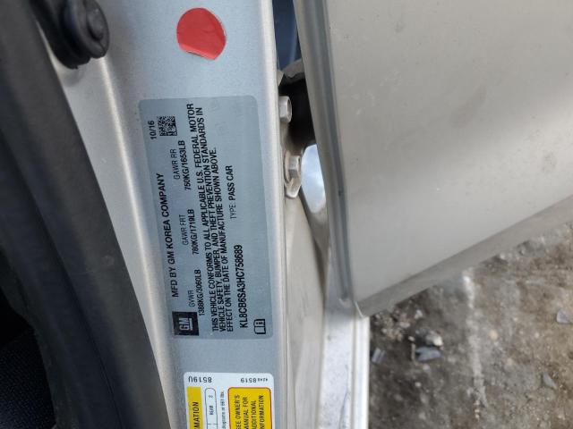 KL8CB6SA3HC758689 Chevrolet SPARK LS