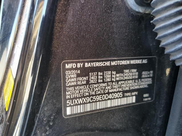 5UXWX9C59E0D40905 BMW X3 XDRIVE2