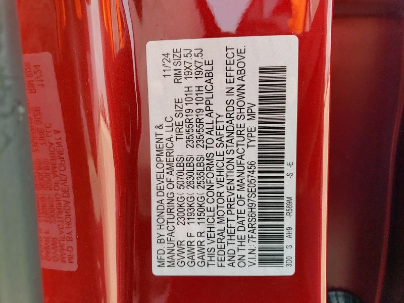 7FARS6H97SE057456 Honda lfc3