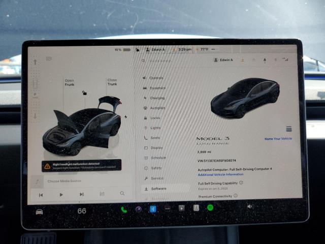 5YJ3E1EA6SF908074 Tesla 2025