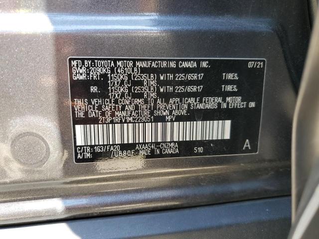 2T3P1RFV1MC229051 Toyota a25a-fks