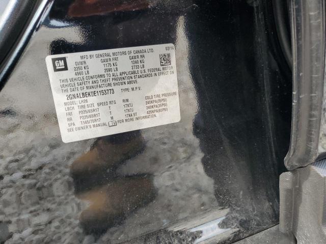 2GNALBEK0E1153773 Chevrolet lea - flex fuel (gas/alc), aluminum, high output