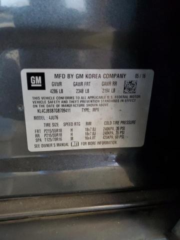 KL4CJBSB7GB709411 Buick luv - vvt, alum gme e85 max