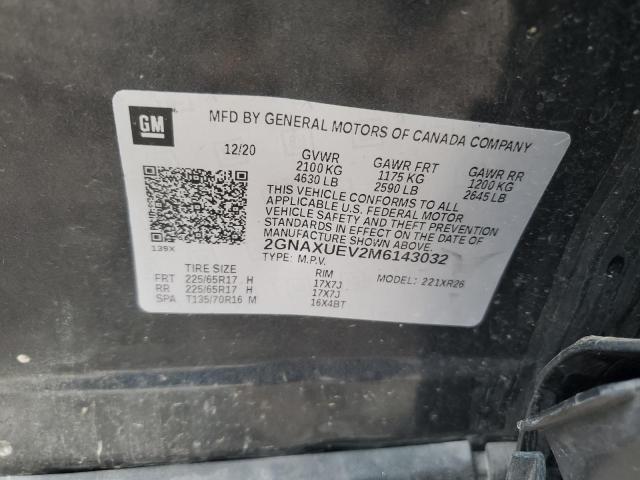 2GNAXUEV2M6143032 Chevrolet EQUINOX LT