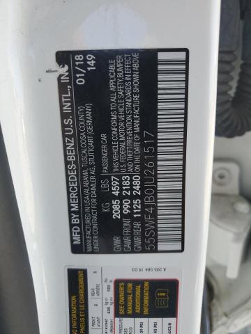 55SWF4JB0JU261517 Mercedes-Benz m274